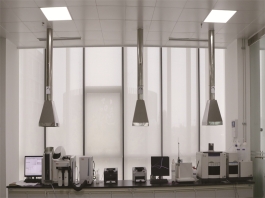 實驗室鋁扣板吊頂、原子吸收罩、手動風閥